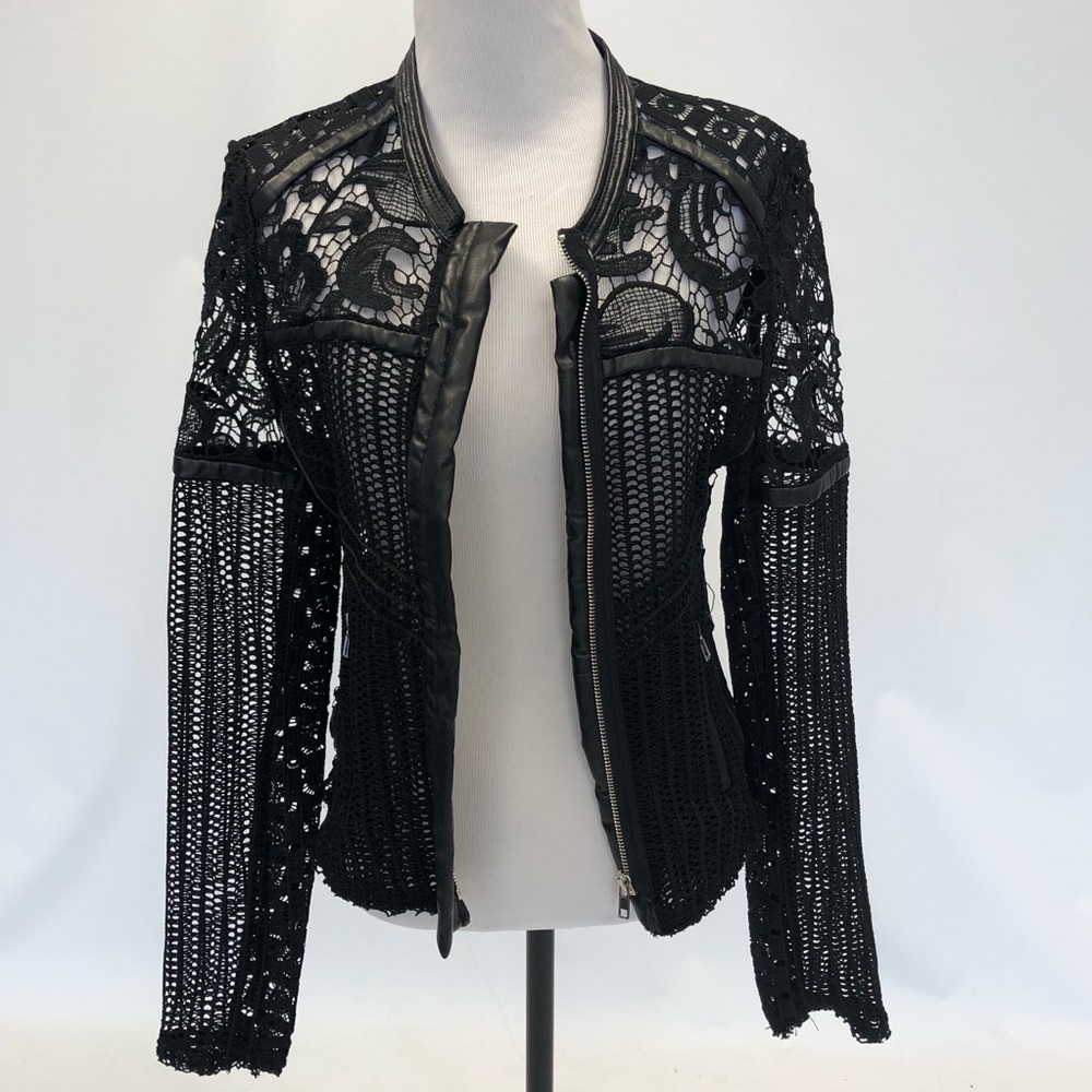 Lace Moto Jacket